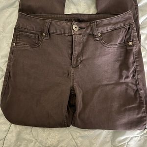 SOLD super stretchy high rise grey jeggings skinny jeans